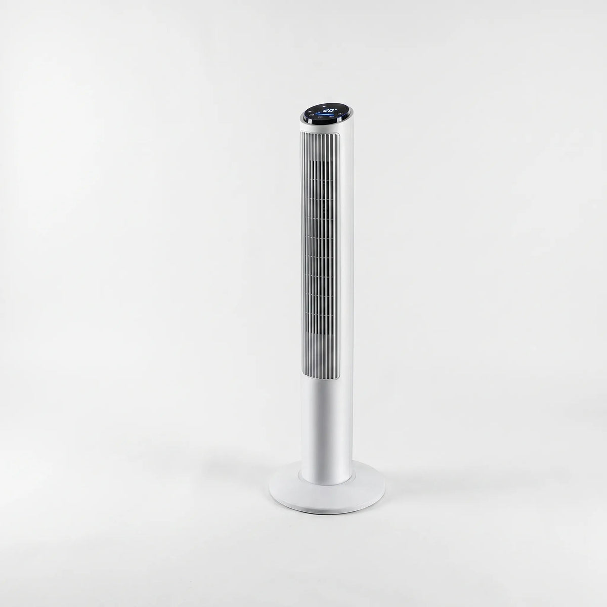 Remote-Controlled Tower Fan with Wi-Fi – Compact Design for Improved Airflow