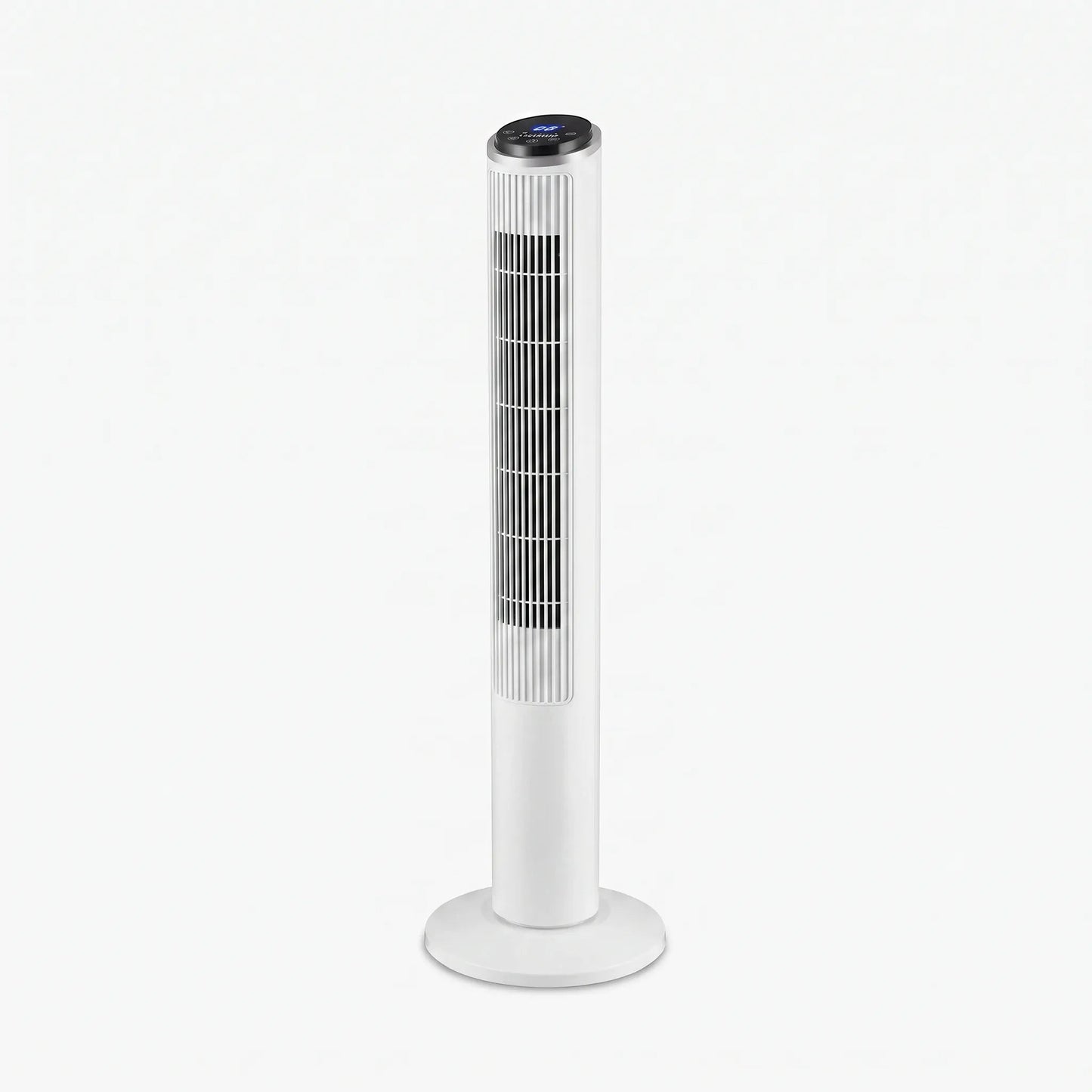 Remote-Controlled Tower Fan with Wi-Fi – Compact Design for Improved Airflow