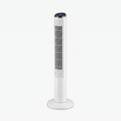 Remote-Controlled Tower Fan with Wi-Fi – Compact Design for Improved Airflow