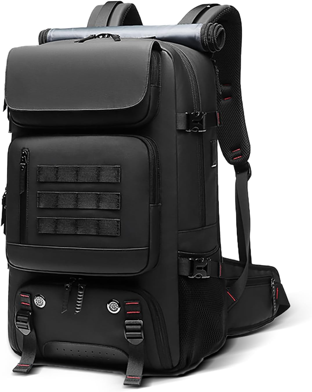 50L Waterproof Backpack for Travel with USB Charging Port and Shoe Storage