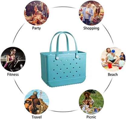 Waterproof Beach Tote Bag with Ventilation Holes – Great for Gym & Travel