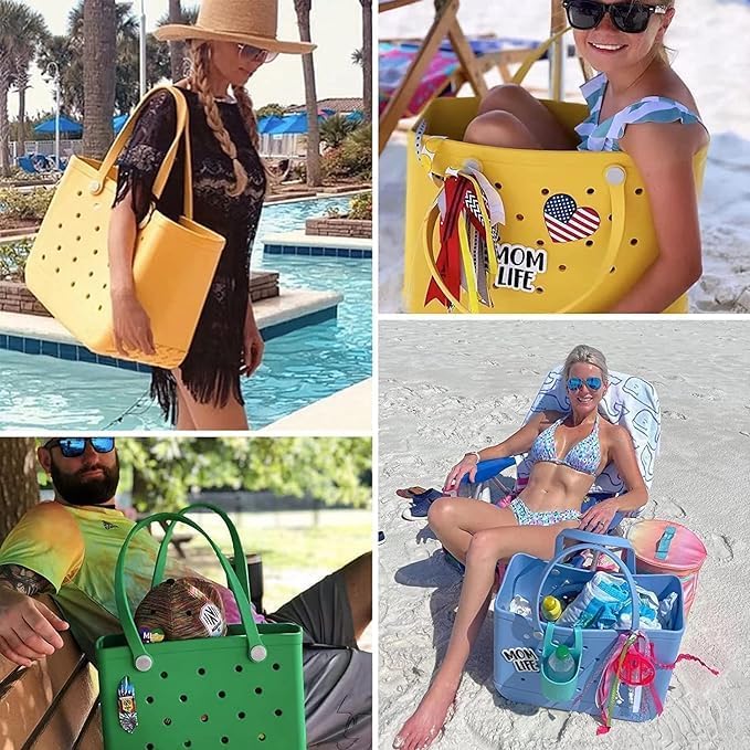 Waterproof Beach Tote Bag with Ventilation Holes – Great for Gym & Travel