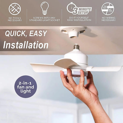 Ceiling Fan with Remote and Lights – Instant Bright Lighting Solution