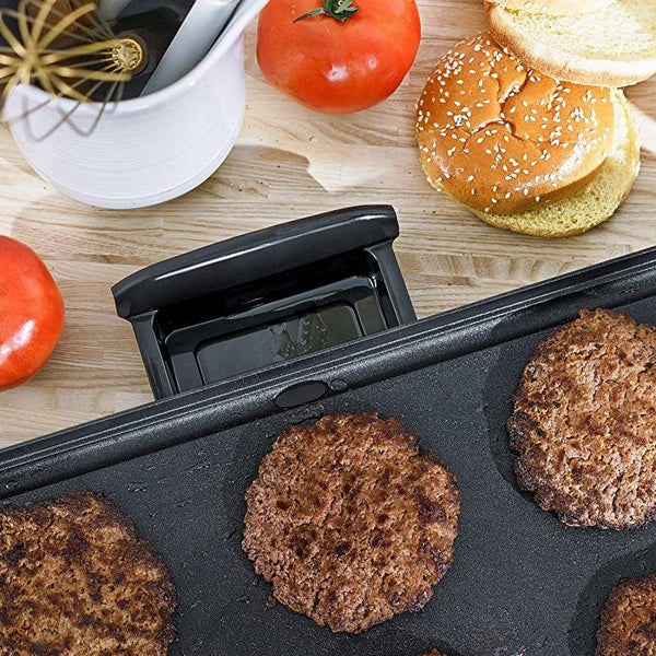 24-Inch Electric Griddle with Adjustable Temperature for Easy Cooking