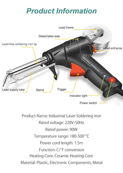 Electric Welding Tool with Quick 20s Heat-Up and Comfortable Grip for Cutting and Welding