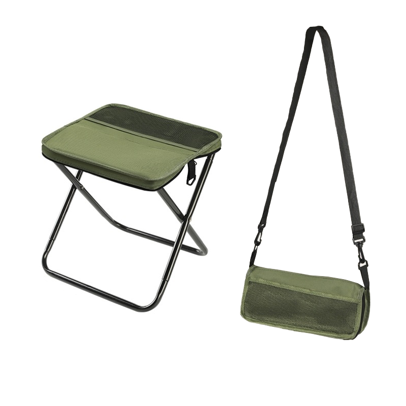 Compact Outdoor Stool Backpack with Durable Support – Foldable Design