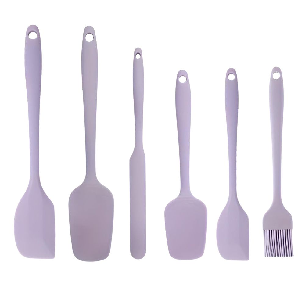 Silicone Spatula Set with Ergonomic Handle – Baking Essential Tools