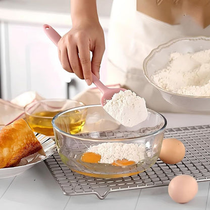 Silicone Spatula Set with Ergonomic Handle – Baking Essential Tools