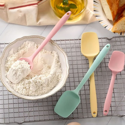 Silicone Spatula Set with Ergonomic Handle – Baking Essential Tools