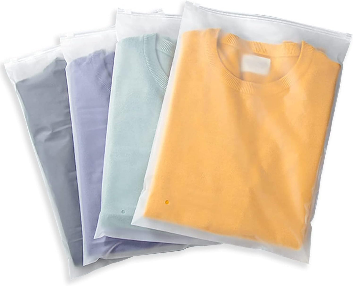 Frosted EVA Garment Sleeves with Ventilation Holes – 20-Pack Storage Bags