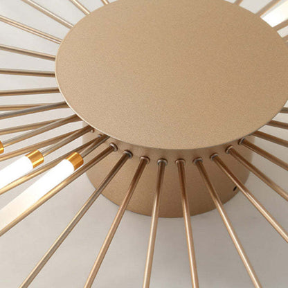 Industrial LED Ceiling Light with 50s Design