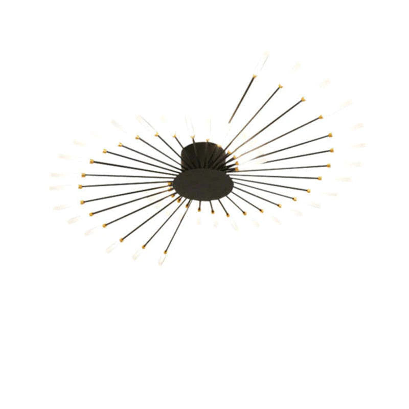Industrial LED Ceiling Light with 50s Design