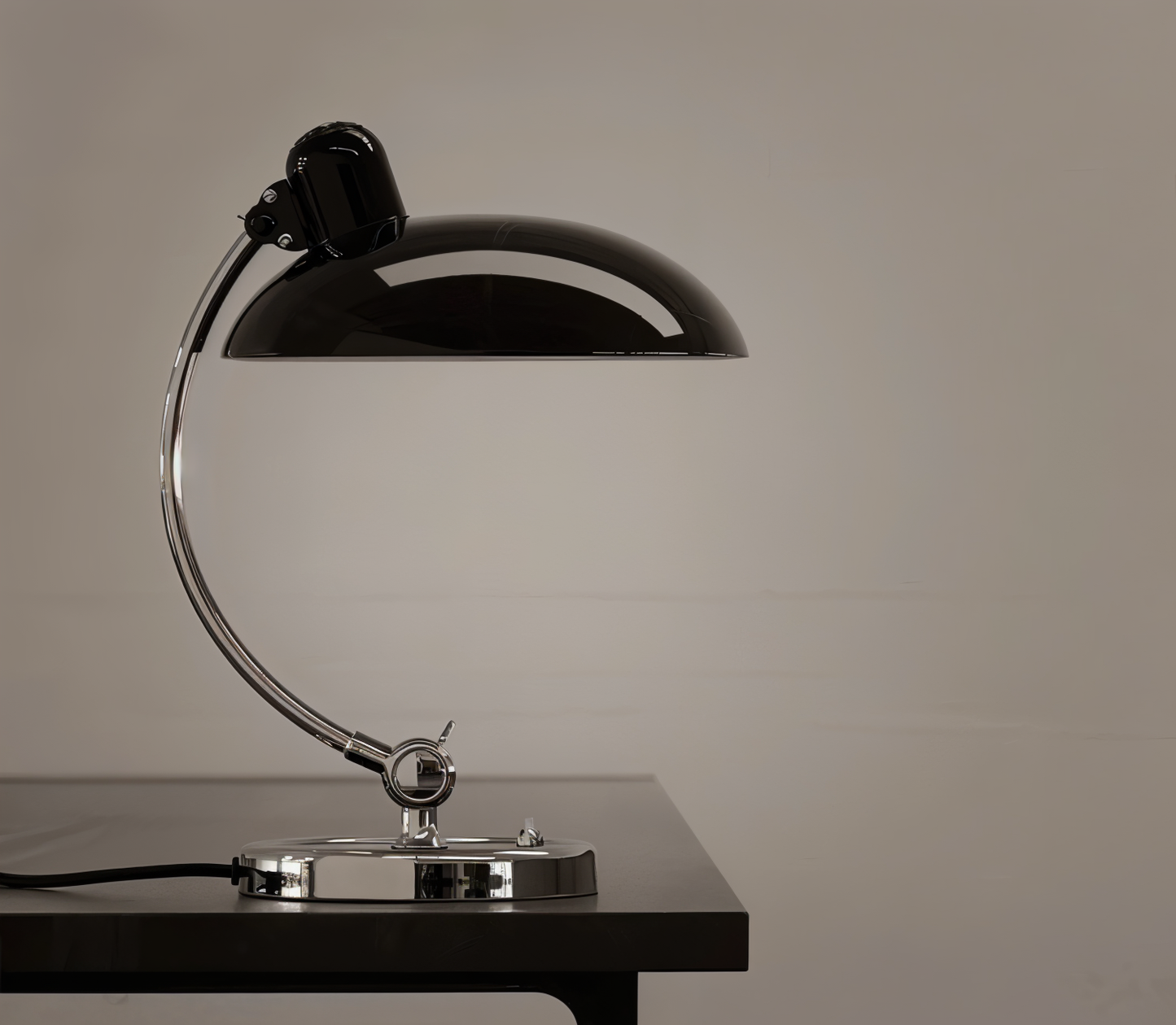 Adjustable Metal Desk Lamp with Dome Shade - Vintage Style Lighting