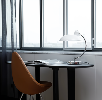 Adjustable Metal Desk Lamp with Dome Shade - Vintage Style Lighting
