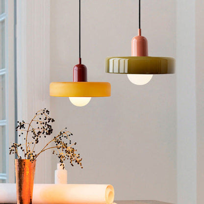 Two-Tone Pendant Light in Coastal Transitional Design