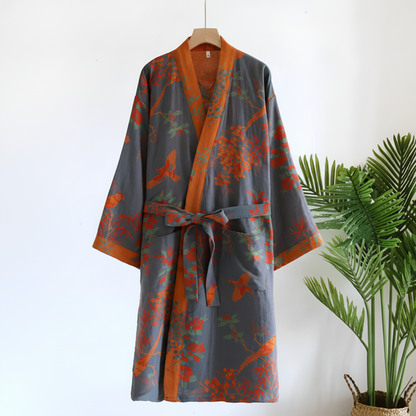 Lightweight Waffle Bathrobe | Quick-Drying for Daily Comfort