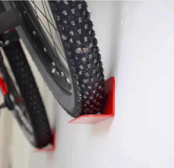 Space-Saving Steel Wall Holder for Bikes - Easy to Install Storage Solution