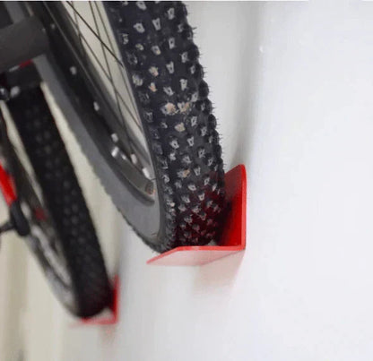 Space-Saving Steel Wall Holder for Bikes - Easy to Install Storage Solution
