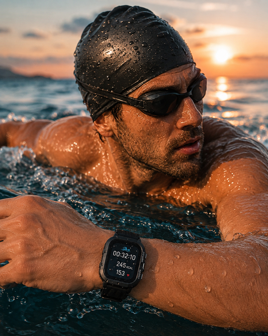 5ATM Swim Smartwatch with Fitness Tracker and Bluetooth Calling for All
