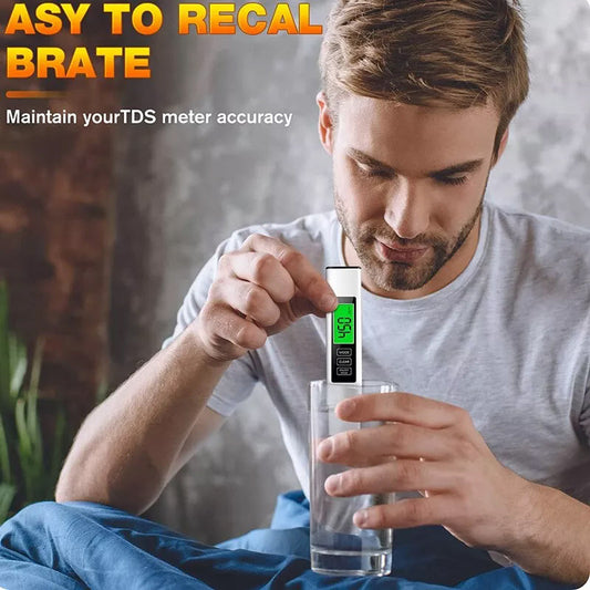 4-in-1 Digital TDS Meter for Water Quality Testing – Large Display