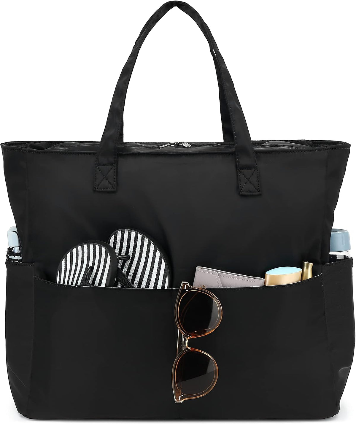 Spacious Outdoor Tote with Waterproof Wet Storage Compartment