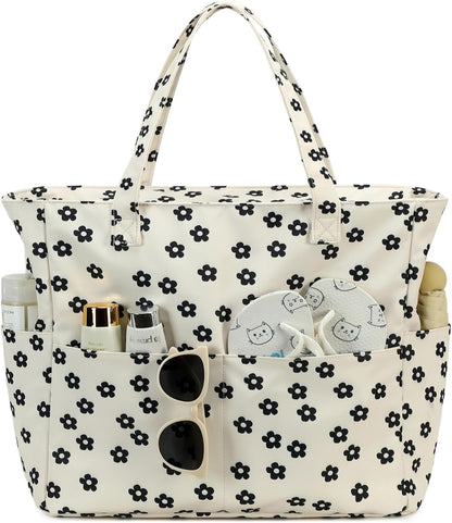 Spacious Outdoor Tote with Waterproof Wet Storage Compartment