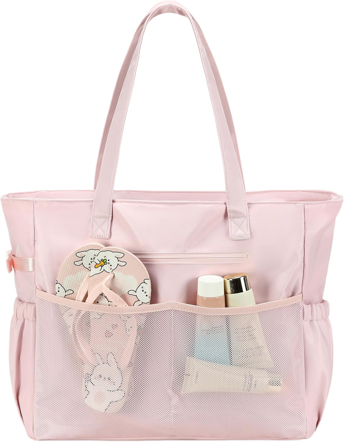 Spacious Outdoor Tote with Waterproof Wet Storage Compartment