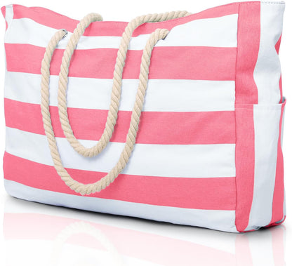 Spacious Waterproof Tote with Zip Closure for Everyday Essentials