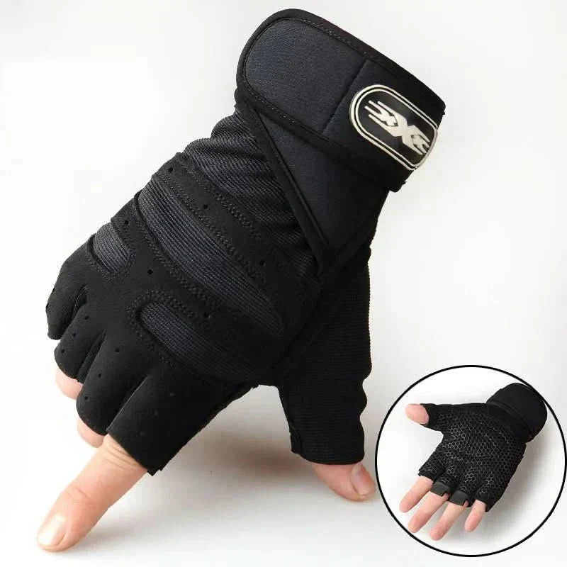 Weightlifting Gloves with Wrist Support and Impact Padding for Training