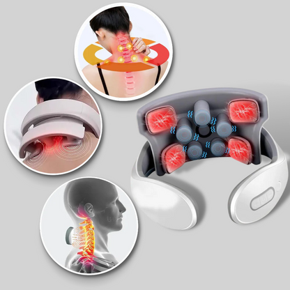 Electric Neck and Shoulder Massager with Adjustable Intensity for Stress Relief