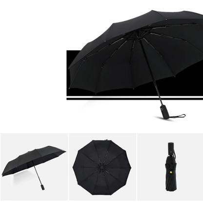 Wind-Resistant Storm Umbrella with Automatic Open Feature - All-Weather Durability