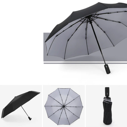 Wind-Resistant Storm Umbrella with Automatic Open Feature - All-Weather Durability
