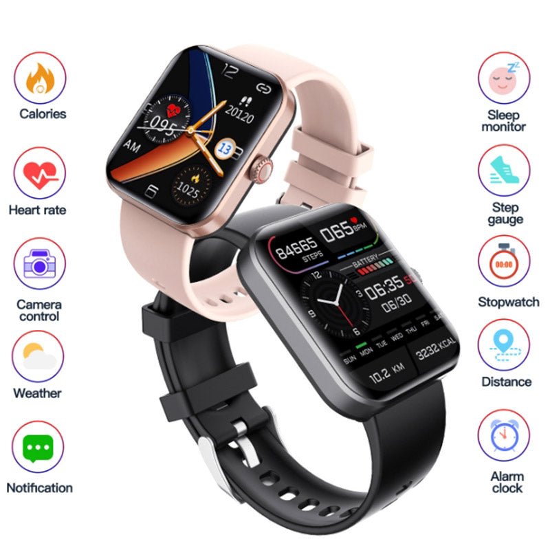 Health Tracking Watch with Stylish Design and Multifunctional Features