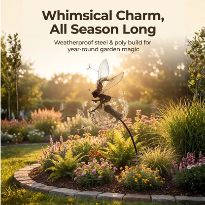 Garden Wind Spinner for Fairy Decor – Motion-Activated Outdoor Accent