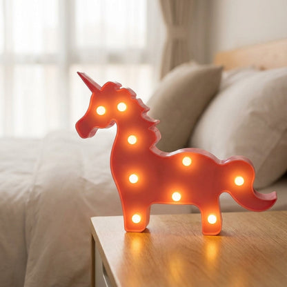 Versatile Tabletop and Wall Decor LED Night Light with Warm Glow