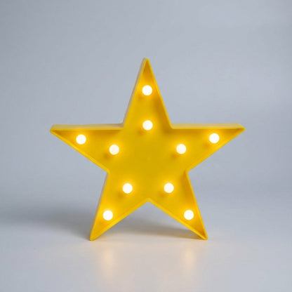 Versatile Tabletop and Wall Decor LED Night Light with Warm Glow