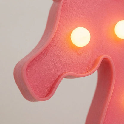 Versatile Tabletop and Wall Decor LED Night Light with Warm Glow