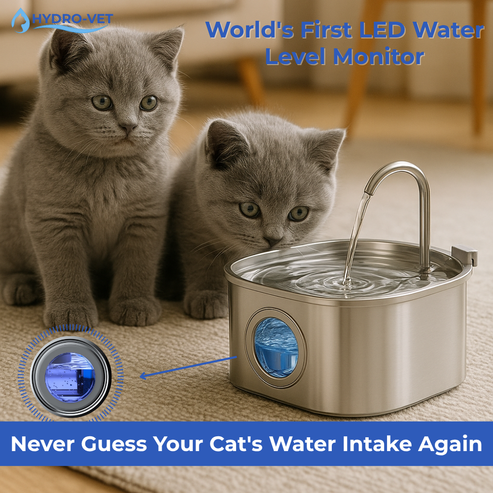 Cat Water Fountain with 5-Stage Filtration - 3.2L Quiet Hydration