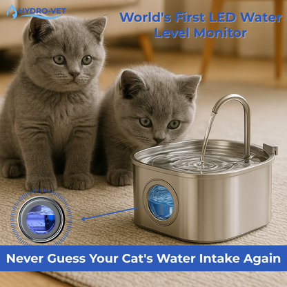 Cat Water Fountain with 5-Stage Filtration - 3.2L Quiet Hydration