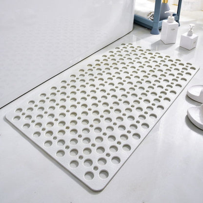 Non-Slip Shower Mat with Antimicrobial Protection and Textured Surface