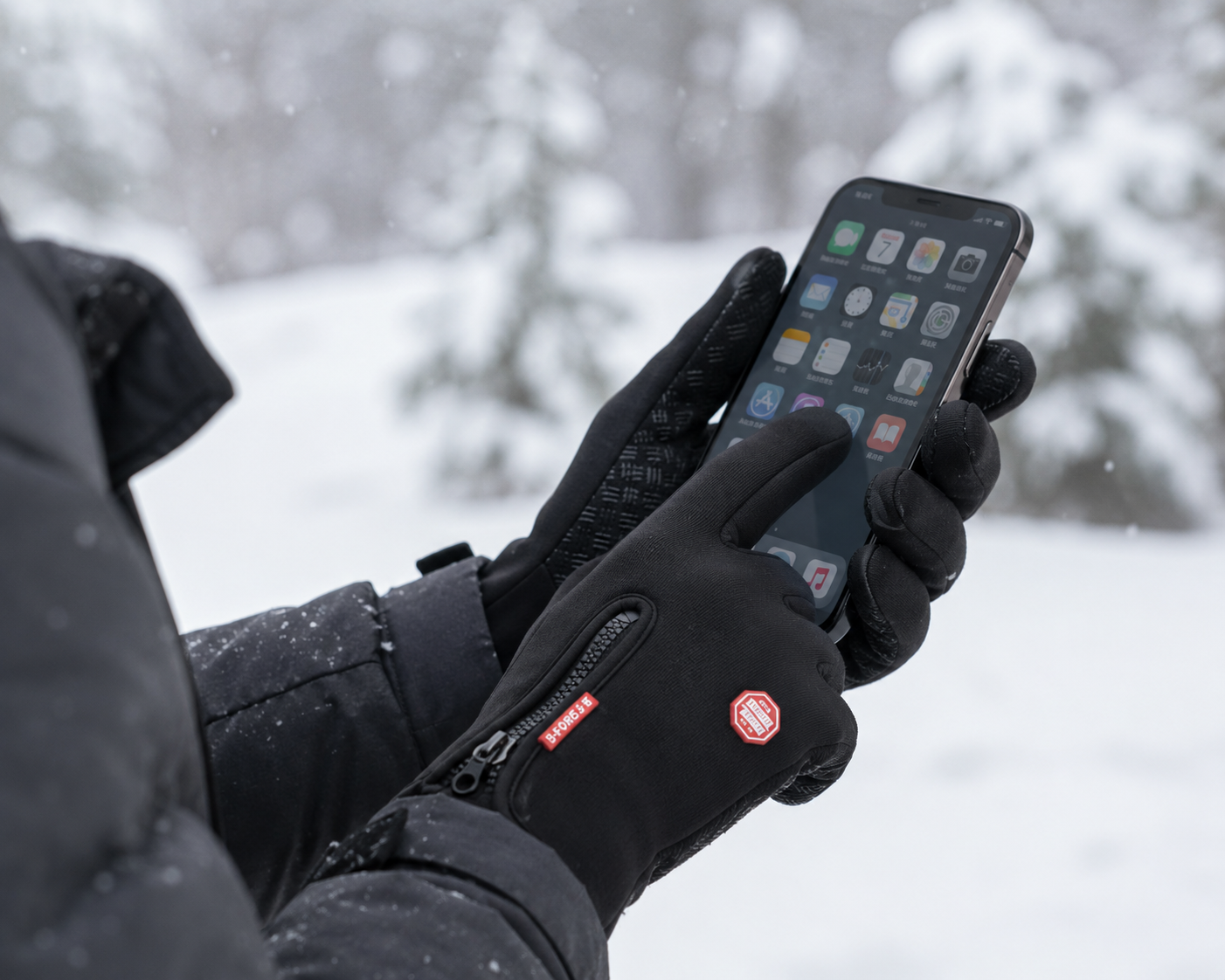 Winter Gloves for Skiing, Cycling, and Motorcycling – Waterproof Touchscreen, Thermal Insulation, Windproof, Non-Slip Grip for Men and Women