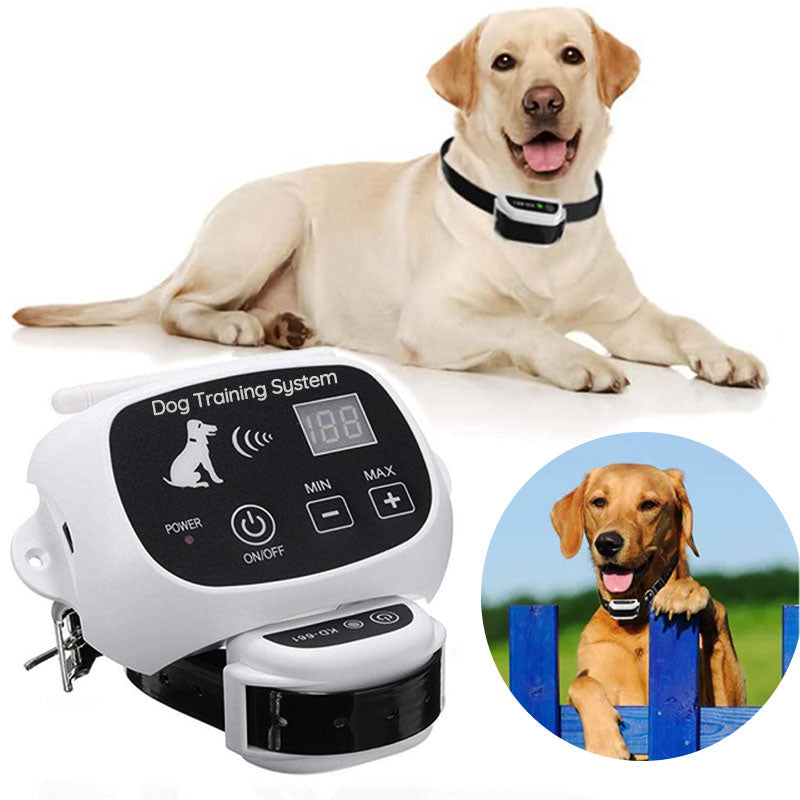 Adjustable Wireless Pet Containment System with Collar for Dogs