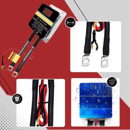 Compact Vehicle Security Switch with Remote Control & Wireless Disconnect