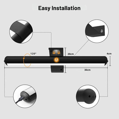 Rechargeable Wireless Wall Light with Motion Detection and Touch Controls