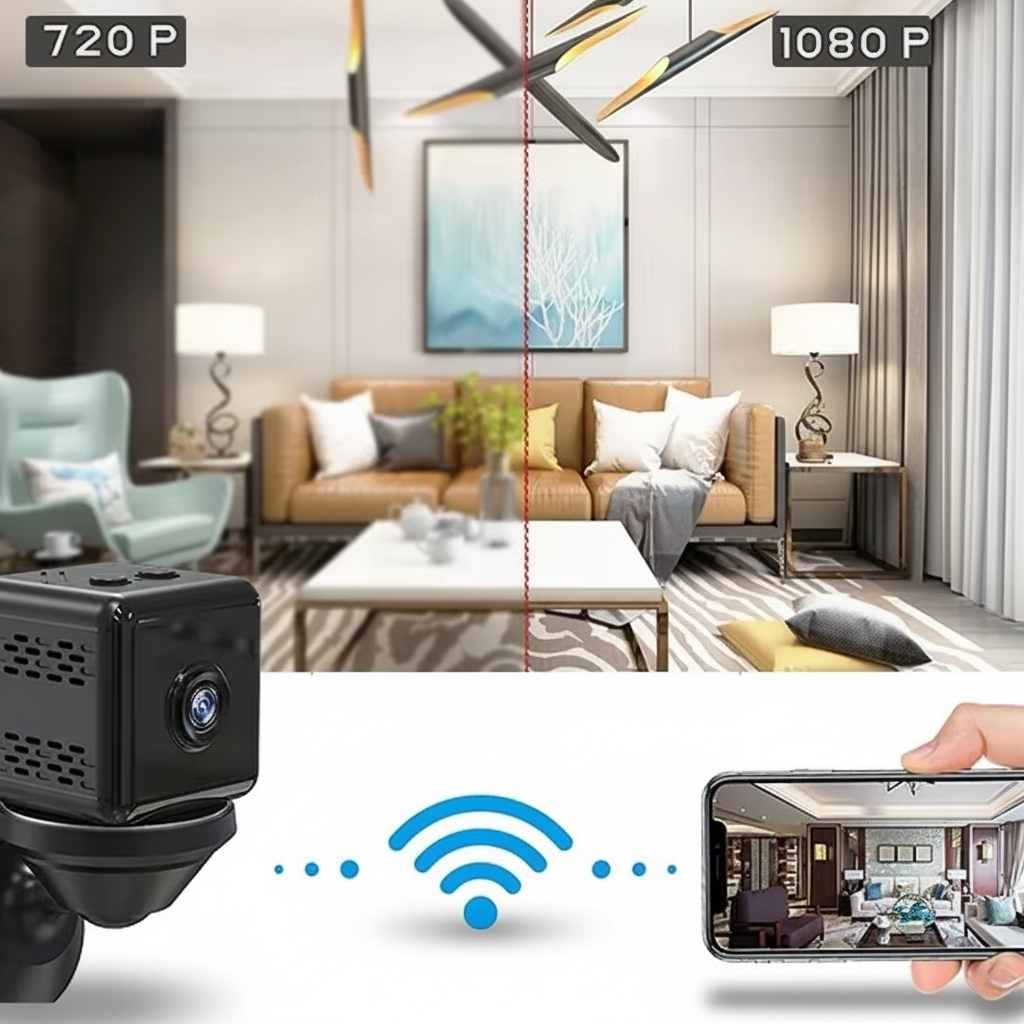 Indoor/Outdoor Wireless Surveillance Camera with 1080p HD and Motion Alerts