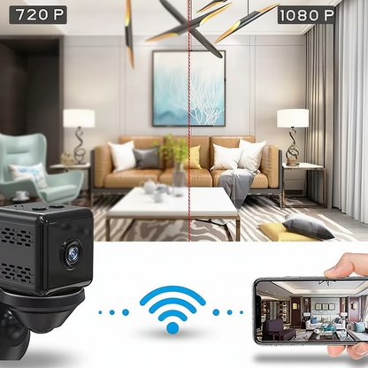 Indoor/Outdoor Wireless Surveillance Camera with 1080p HD and Motion Alerts