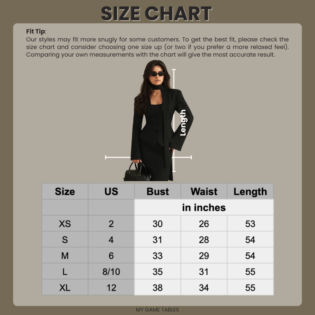 Chic Women's Blazer with Attached Scarf and Tailored Design