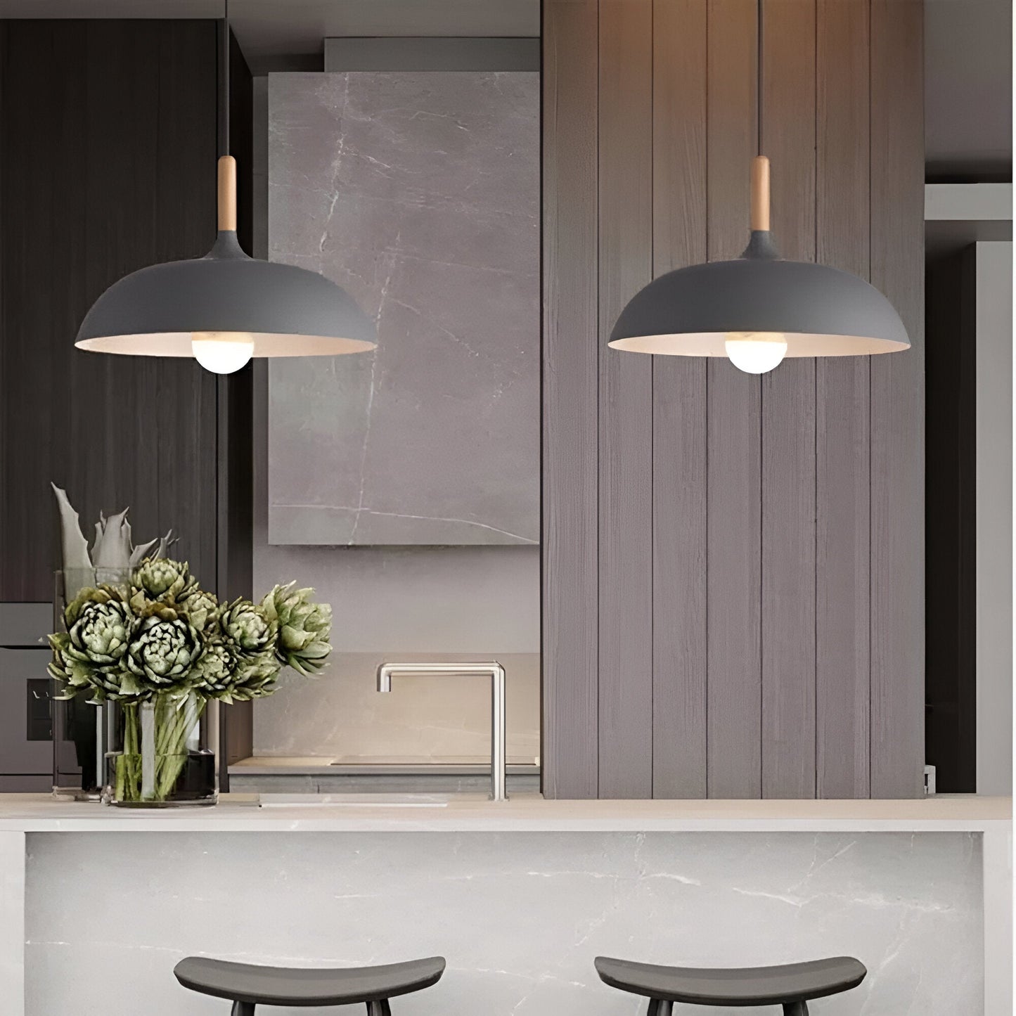 Modern LED Hanging Light in Scandinavian Design