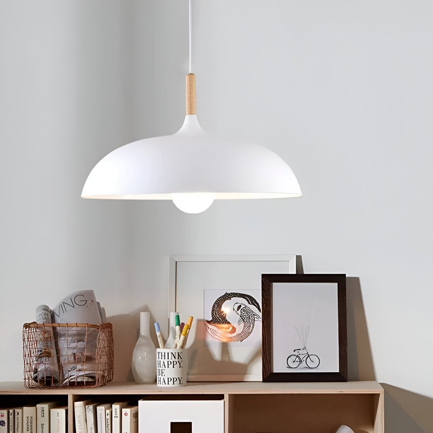 Modern LED Hanging Light in Scandinavian Design