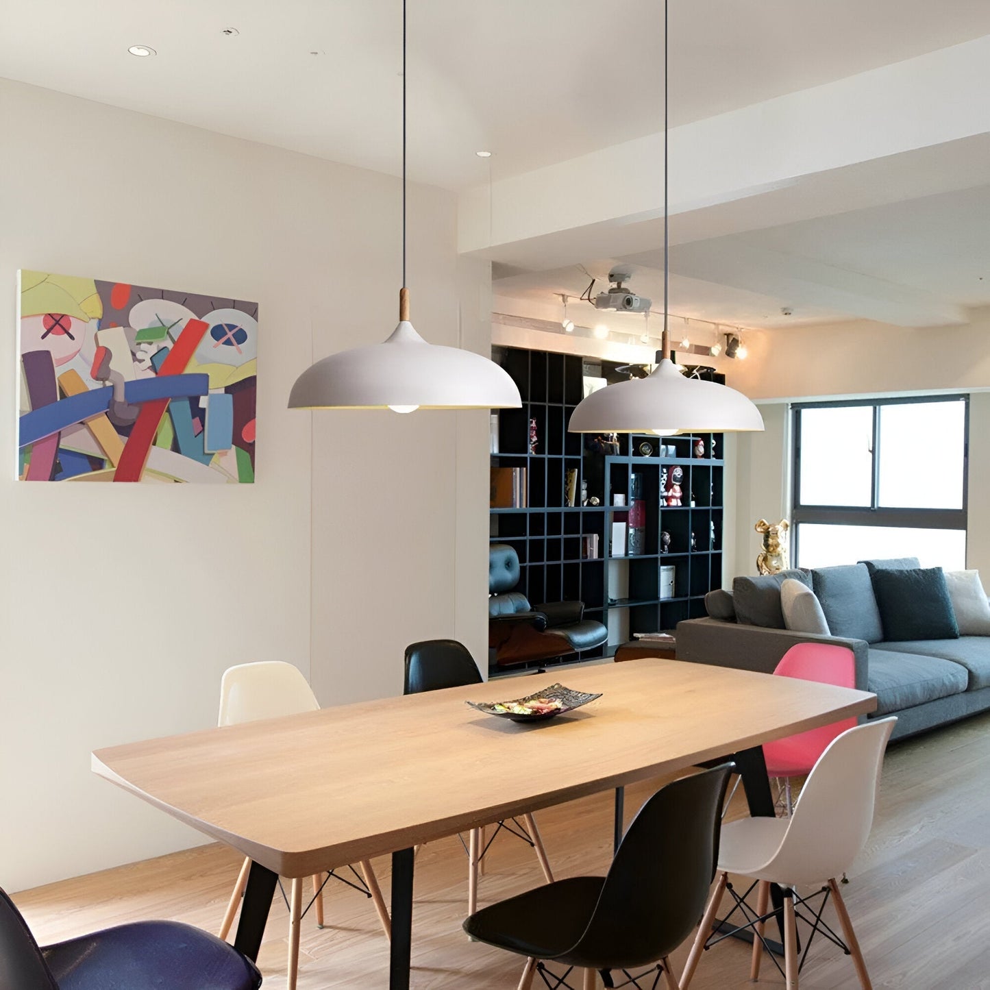 Modern LED Hanging Light in Scandinavian Design